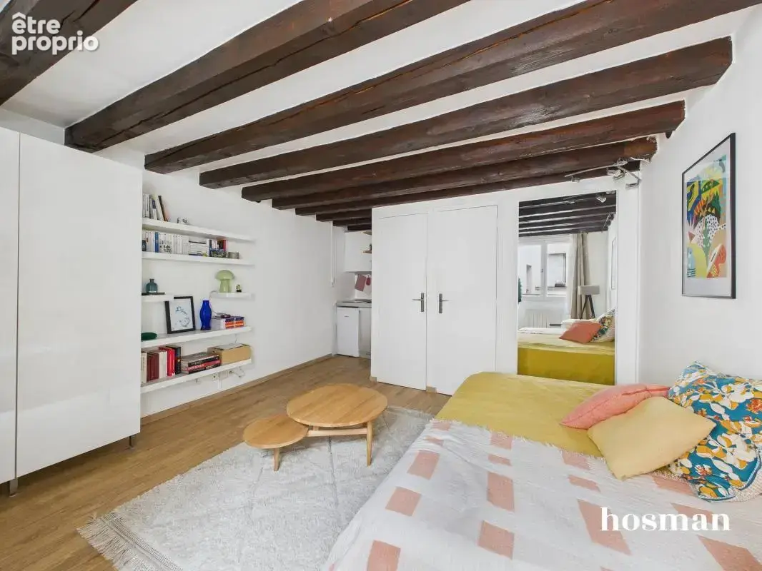 Coup de coeur ! Studio rénové de 19 m² Carrez - Rue de Saintonge, Paris 3ème - Idéal investissement ou premier achat - photo 5