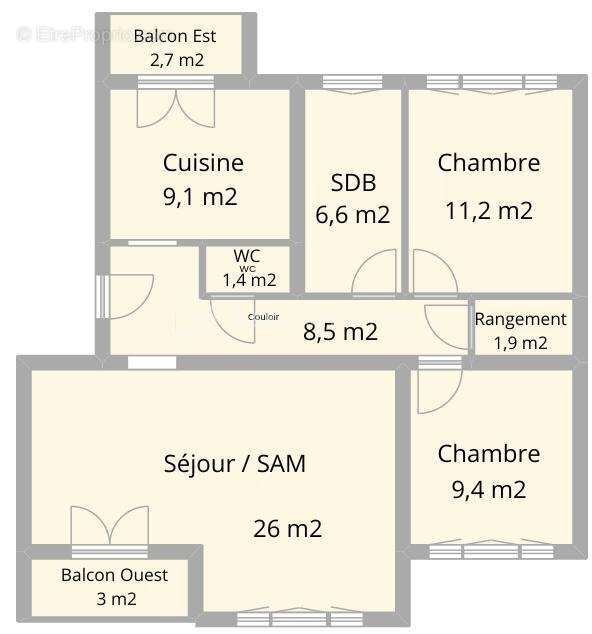 Appartement à SAINT-MAX