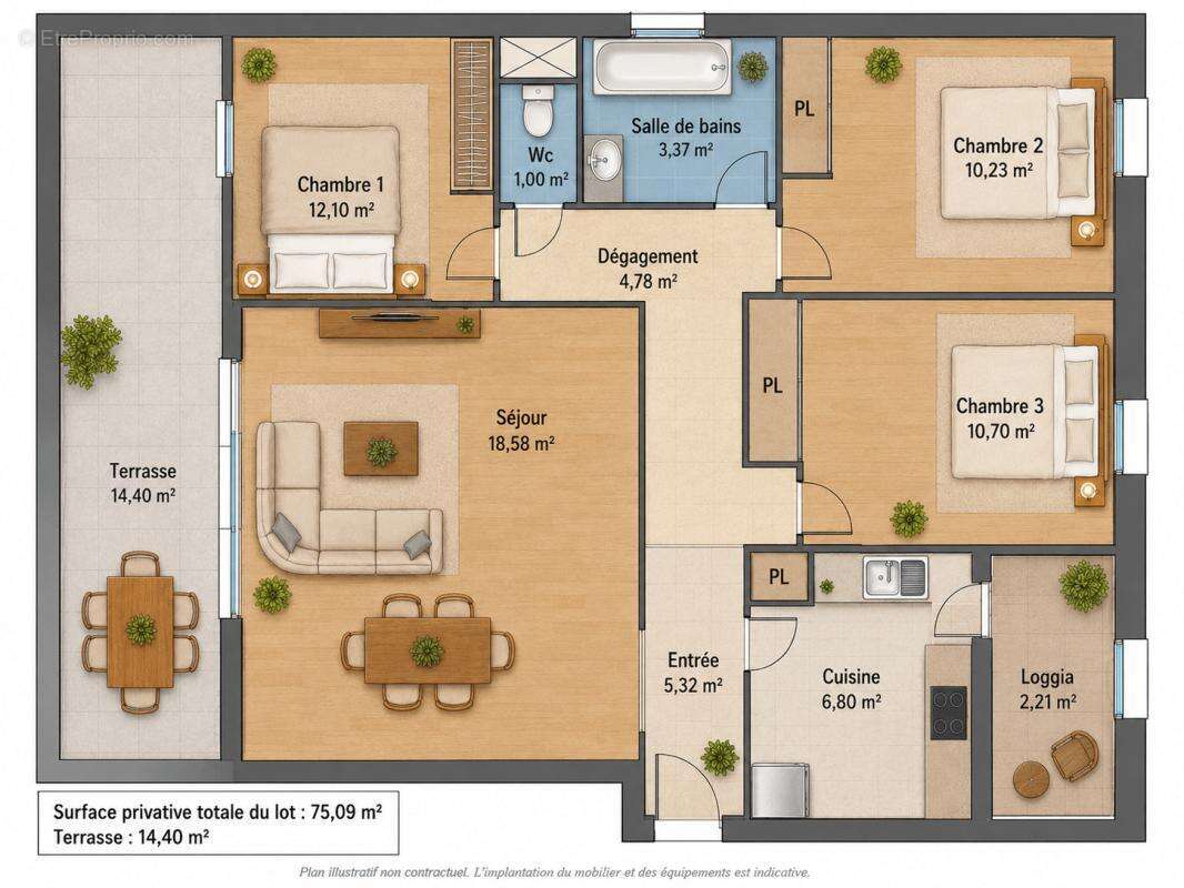 Appartement à LE LAVANDOU