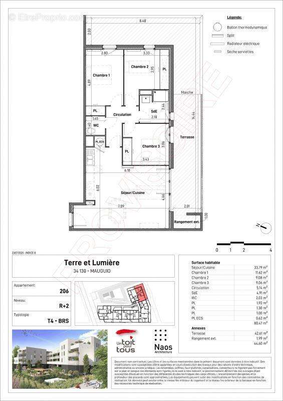 Appartement à MAUGUIO