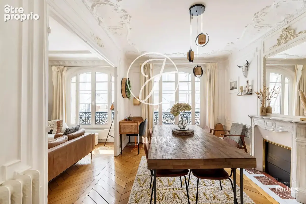 Paris 18e - LAMARCK / DAMREMONT - Appartement - 3/4 pièces - 82,37m² Carrez - 2/3 chambres - photo 2