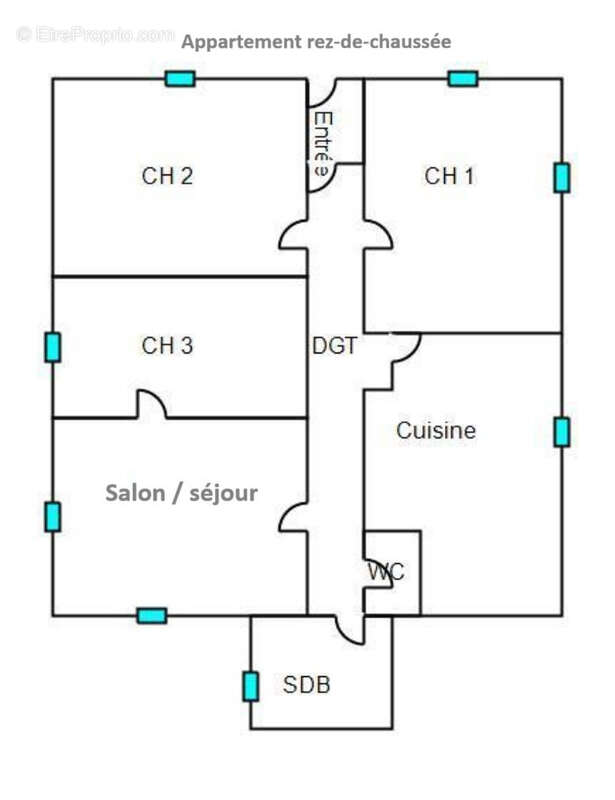Appartement à COURCELLES-SUR-NIED