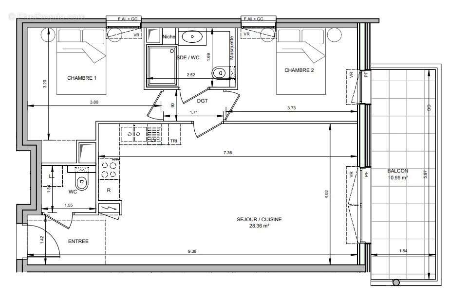 Appartement à CANNES