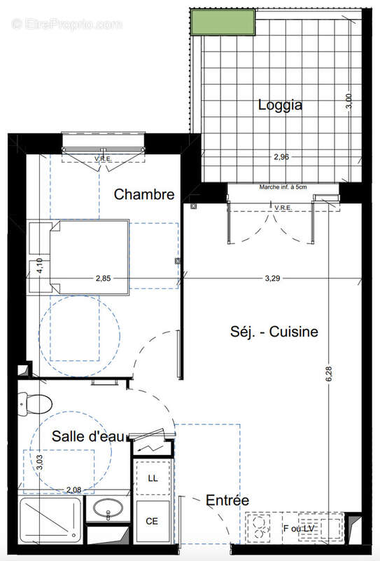 Appartement T2 - Narbonne - photo 4
