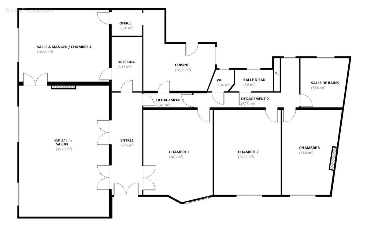 Appartement à PARIS-16E