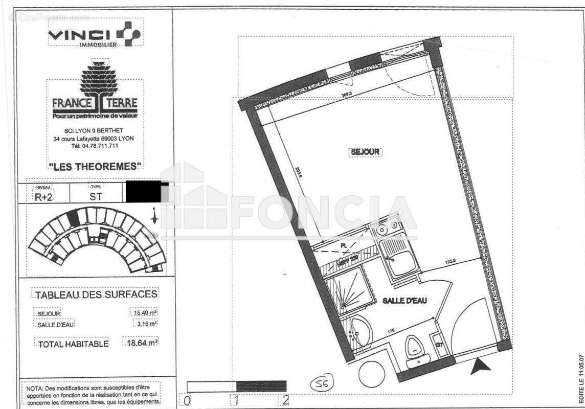 Vente - Appartement en résidence services - Studio - 18,64 m² - - photo 3