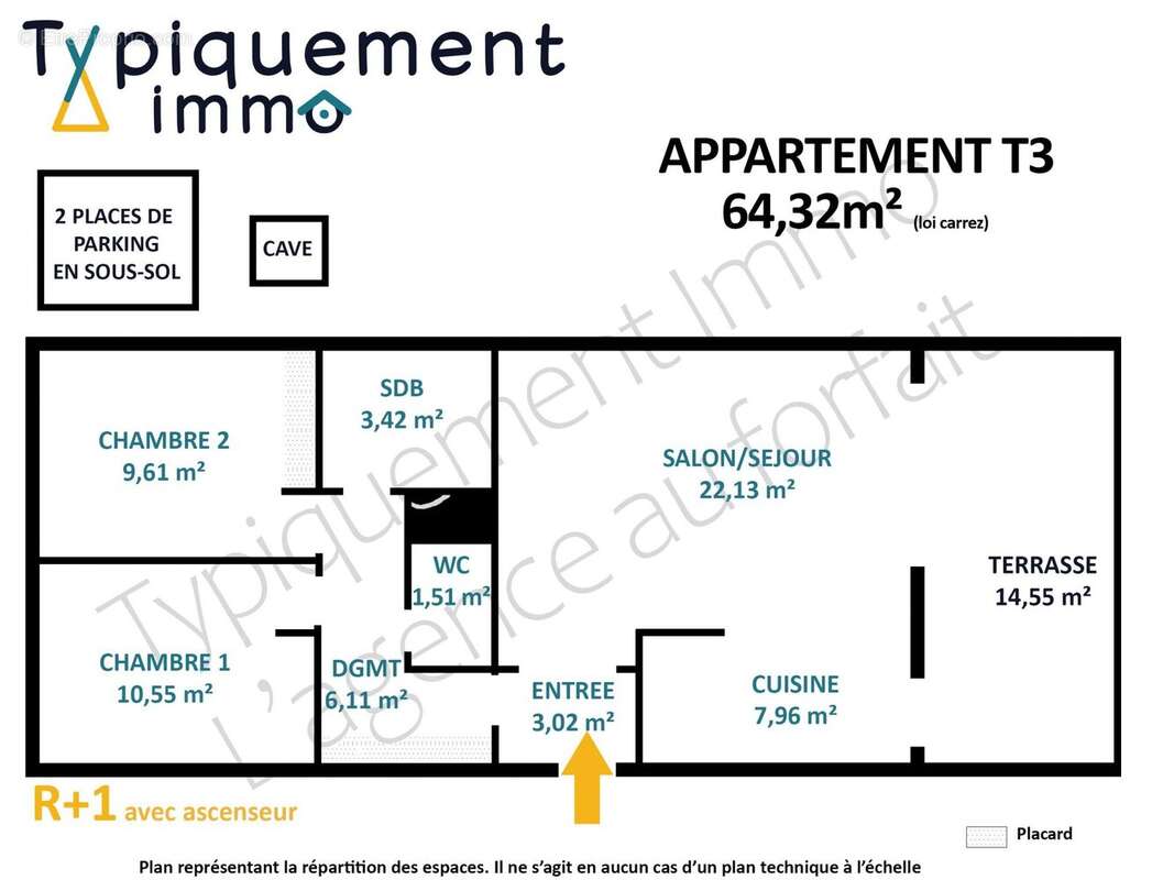 Appartement 65 m² à Toulouse  - photo 3