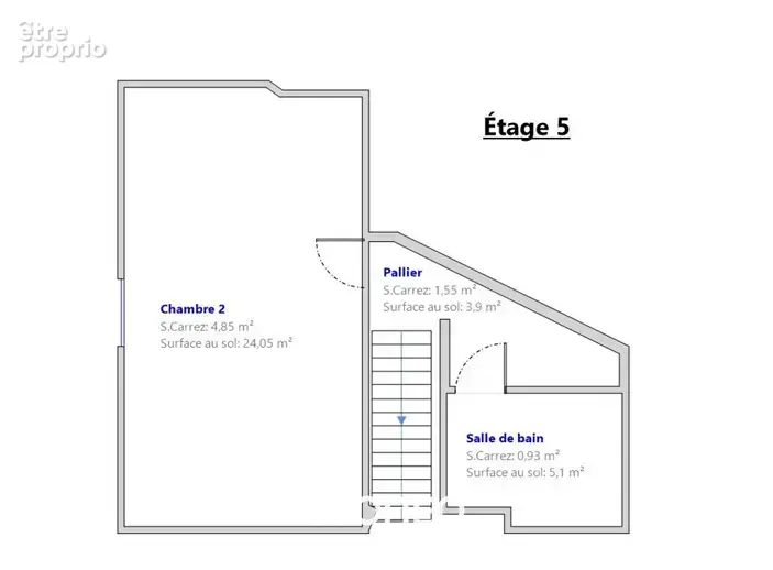 Église de pantin i duplex i 3 pieces i dernier etage - photo 13