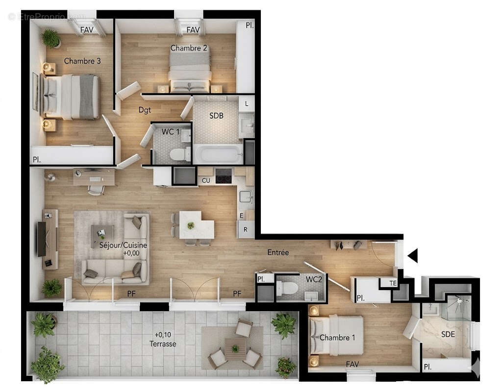 Appartement à BEZIERS