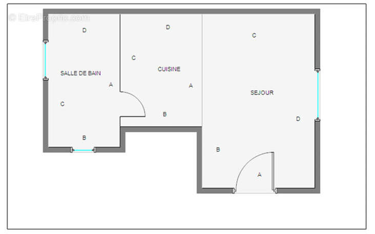 Appartement à LONGUEVILLE-SUR-SCIE