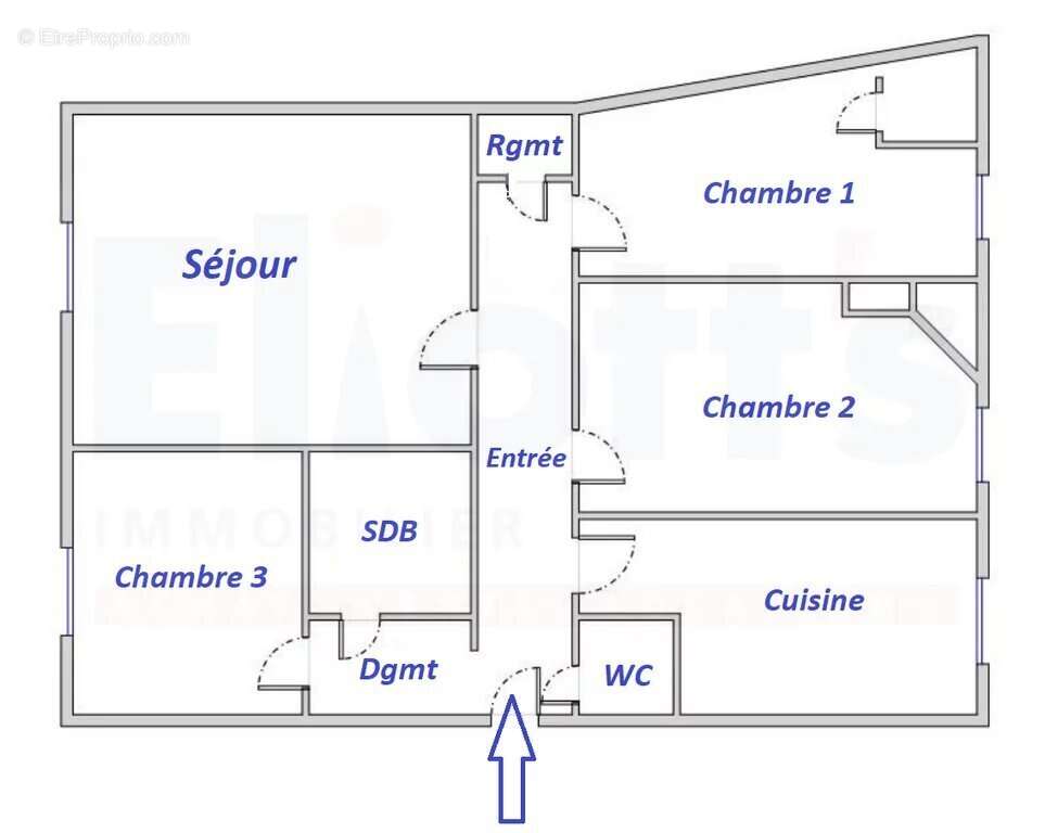 Appartement à PARIS-13E
