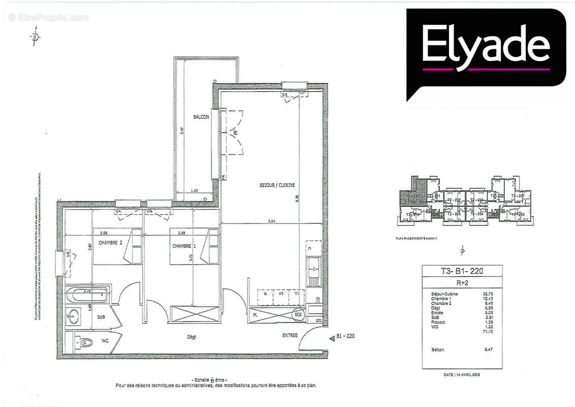 Appartement à NOTRE-DAME-DE-BONDEVILLE