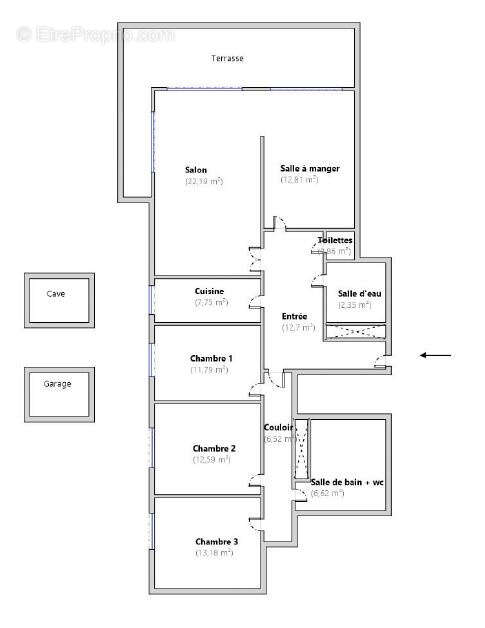 Appartement à LA BAULE-ESCOUBLAC