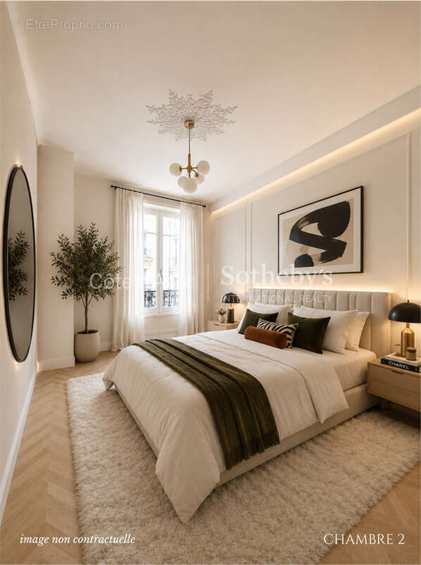 Nice Musiciens : Appartement bourgeois rénové 3 chambres avec prestations haut de gamme - photo 5