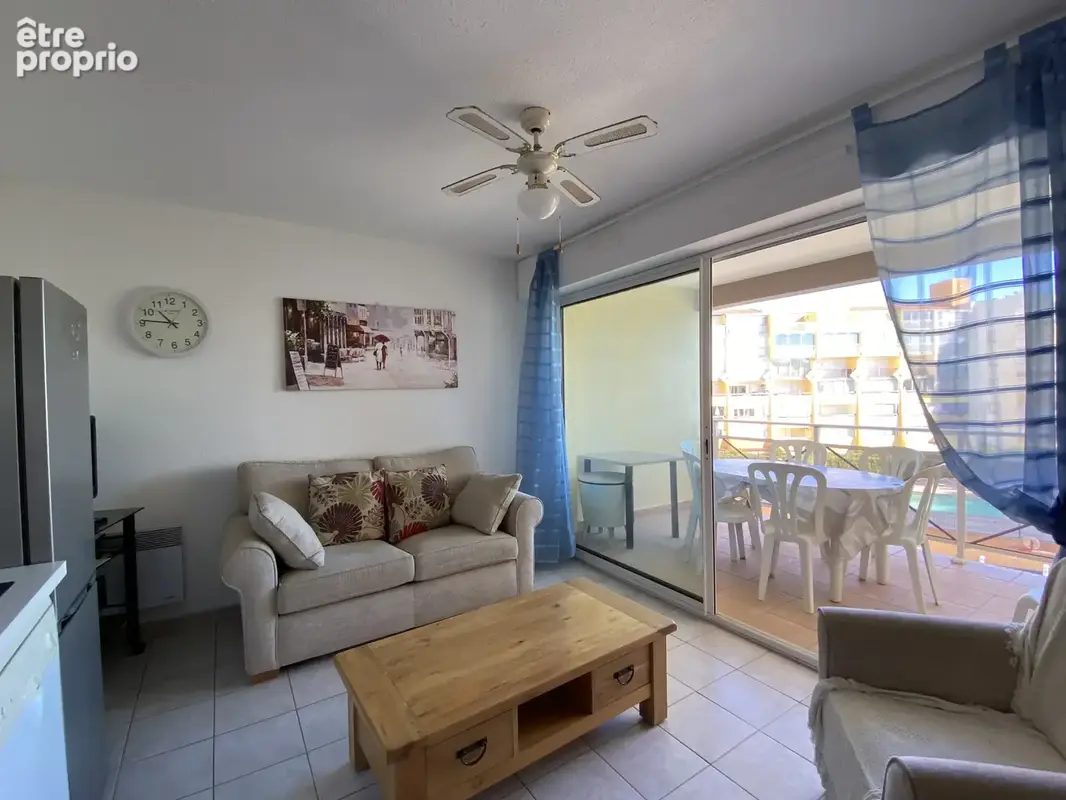 Cap d'agde- plage richelieu- t2 cabine- terrasses- garage- ascenseur - photo 2