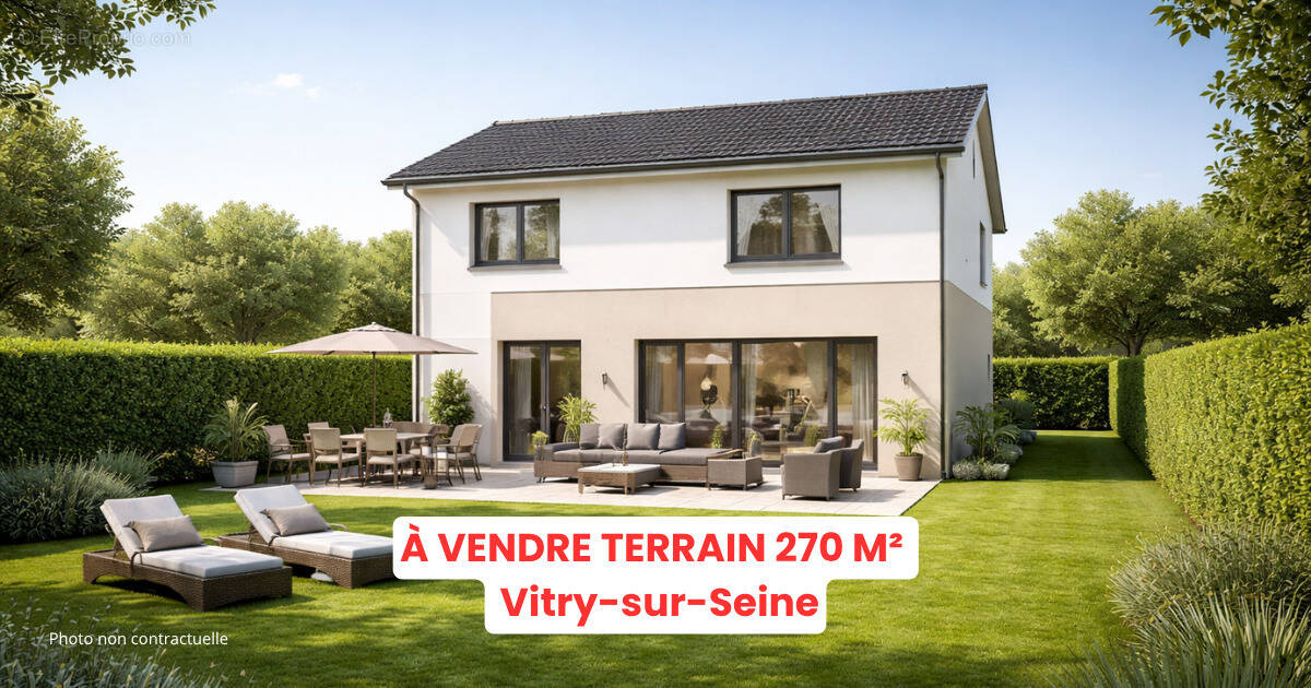 Terrain à VITRY-SUR-SEINE