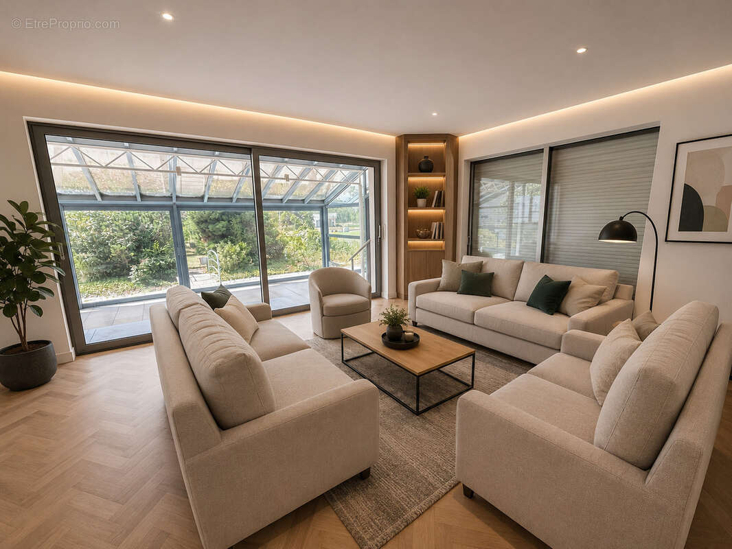 Élégante maison familiale de 220 m2 sur un magnifique terrain arboré de 15 ares - photo 7