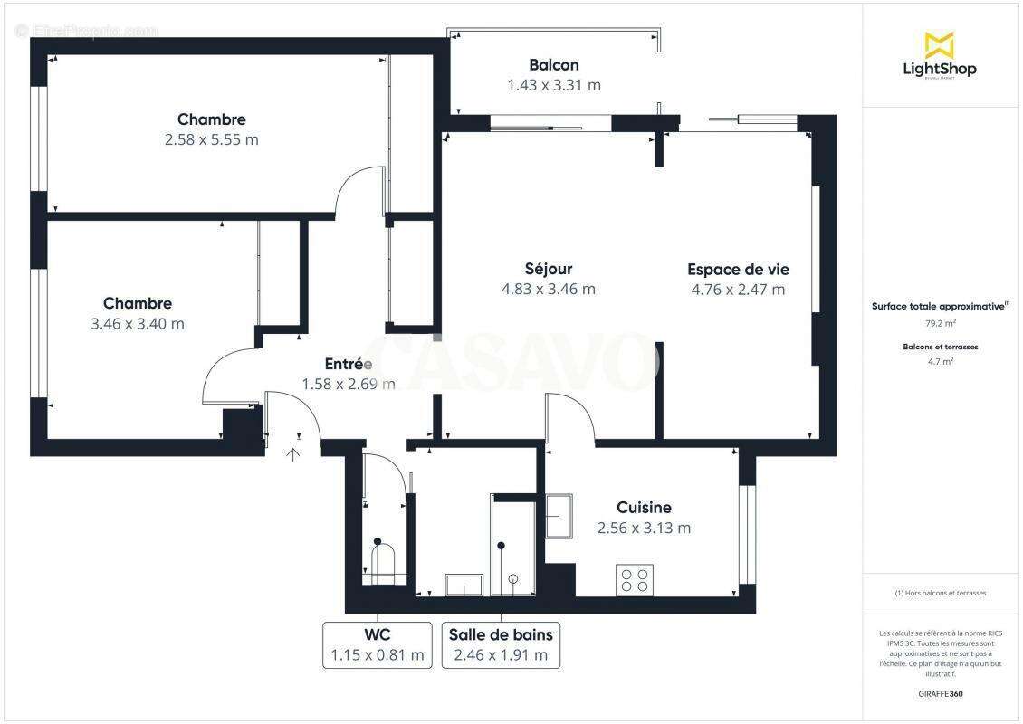 Appartement à DECINES-CHARPIEU
