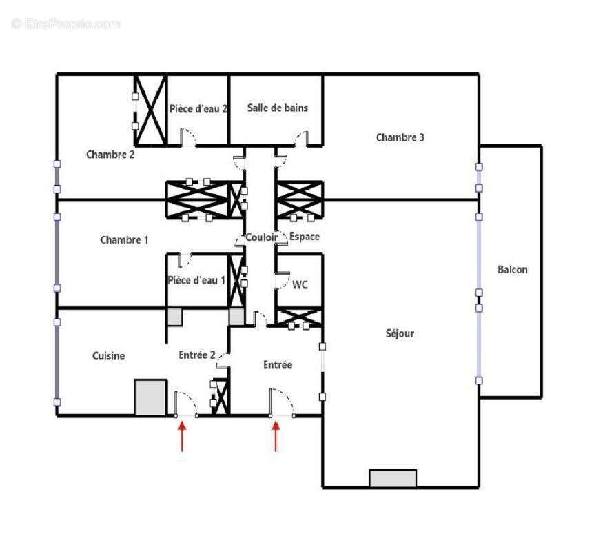 Appartement ancien - photo 9
