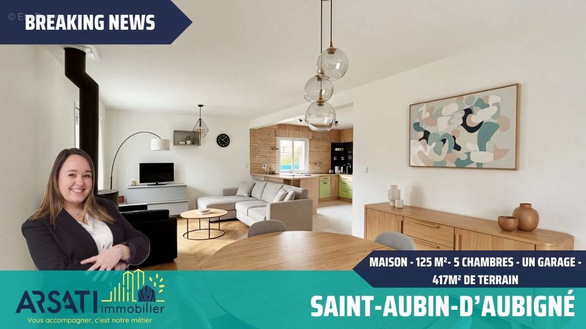 Maison à SAINT-AUBIN-D'AUBIGNE
