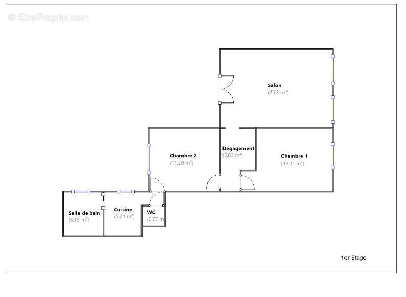 Appartement à PARIS-2E