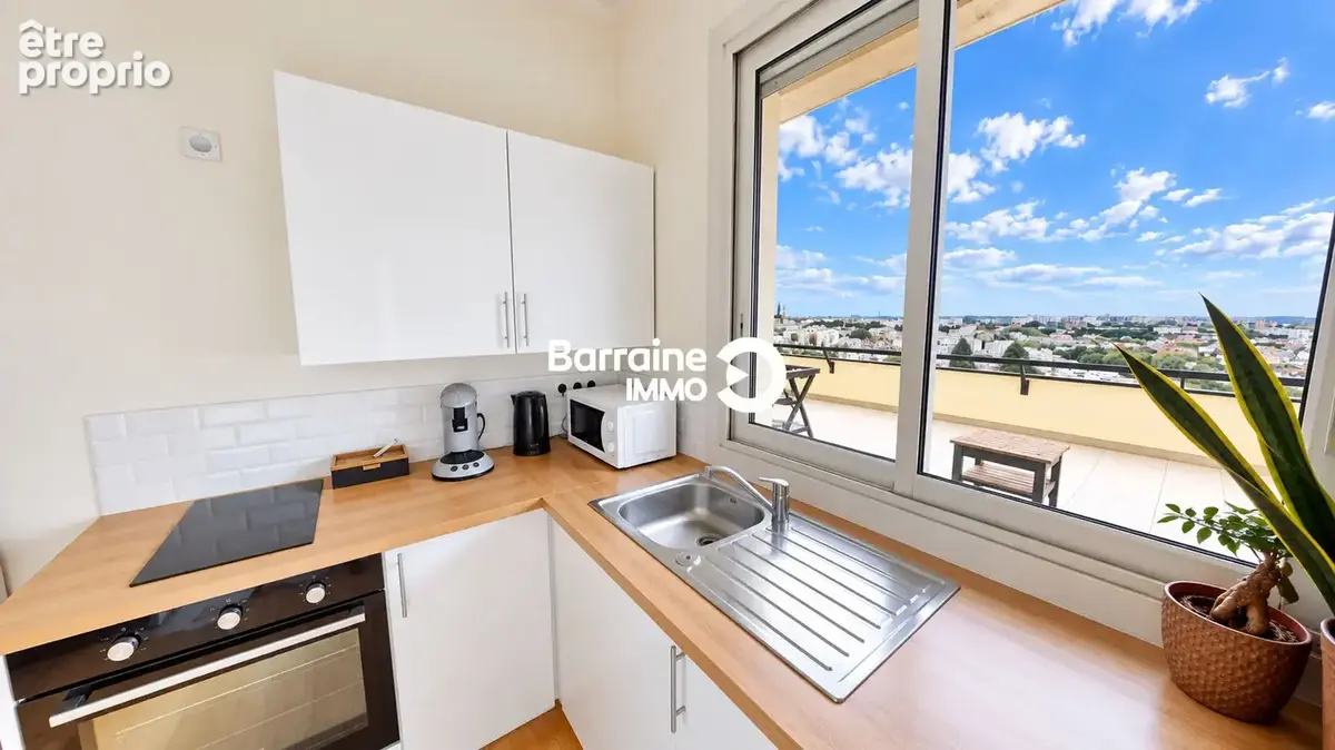 A vendre brest kerinou appartement t2 40m2 dernier etage - terrasse 49m² - photo 4