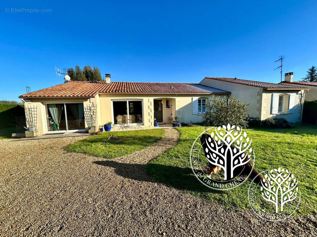 Entrée et salon  - Maison à SAINTES