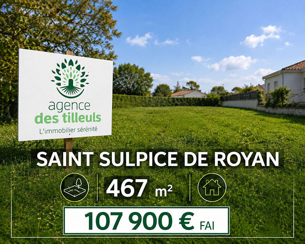 Terrain à SAINT-SULPICE-DE-ROYAN