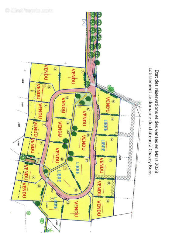 Terrain à CHAZEY-BONS