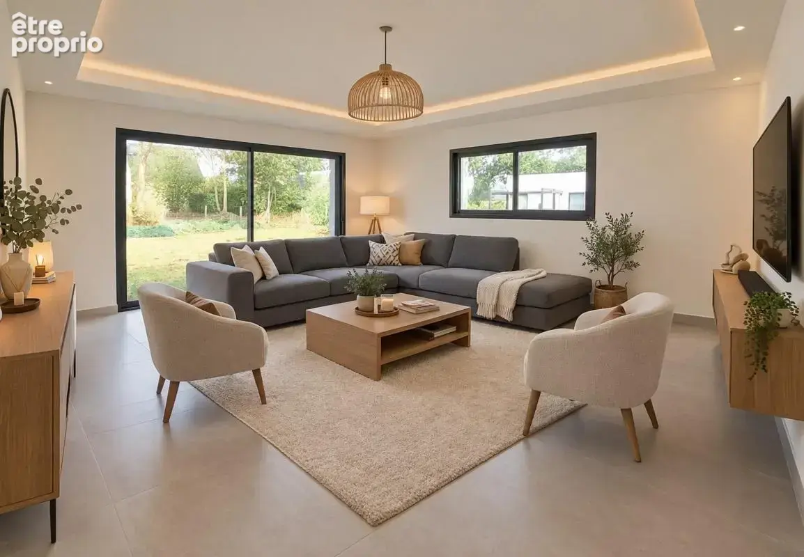 Maison contemporaine de 142 m² – 4 chambres – suite parentale au rdc - photo 2