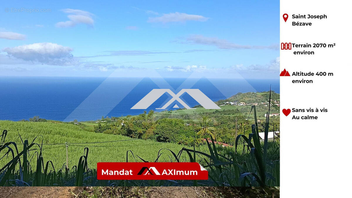 Terrain à SAINT-JOSEPH