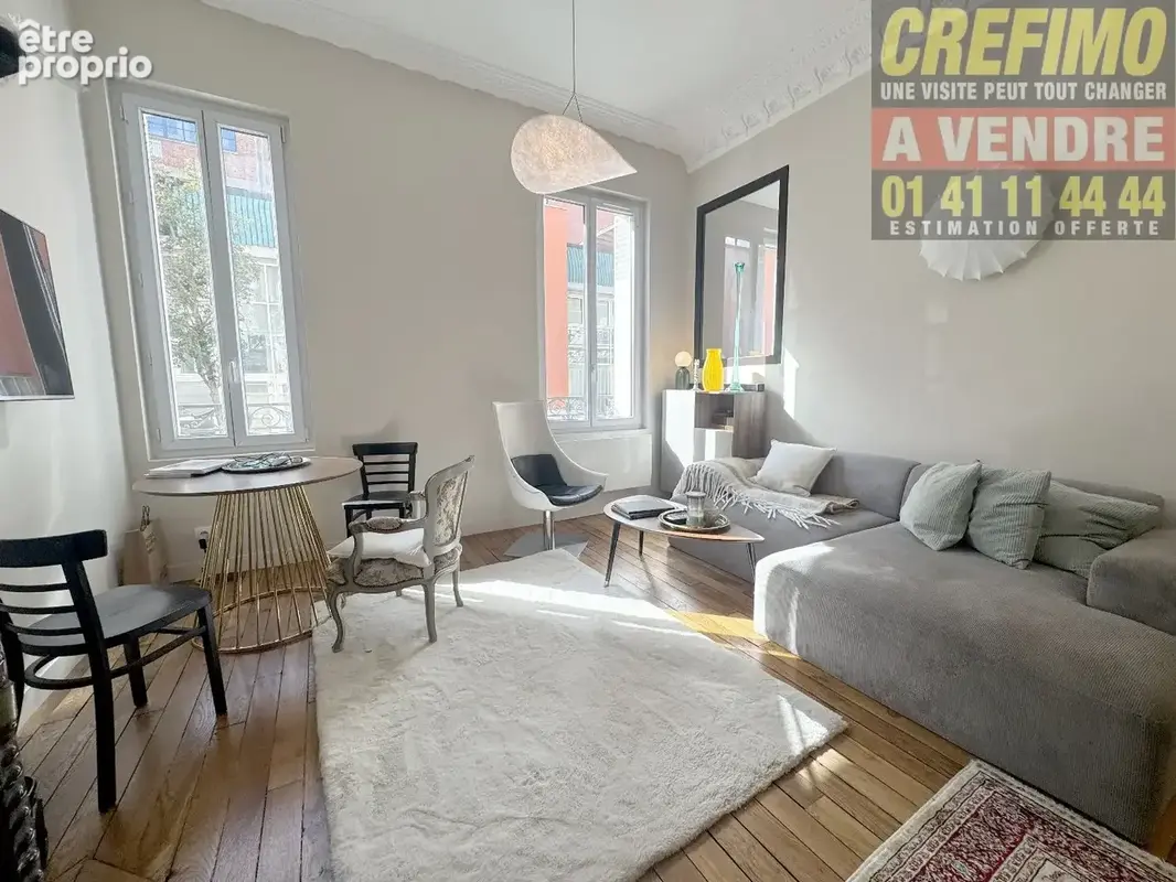 Entre la gare est la mairie ! appartement trois pièces avec parquet chêne - photo 1