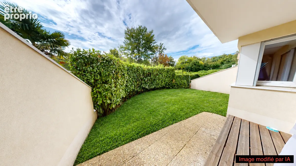 Meylan - T2 rénové en rez-de-jardin avec terrasse sans vis-à-vis - photo 11