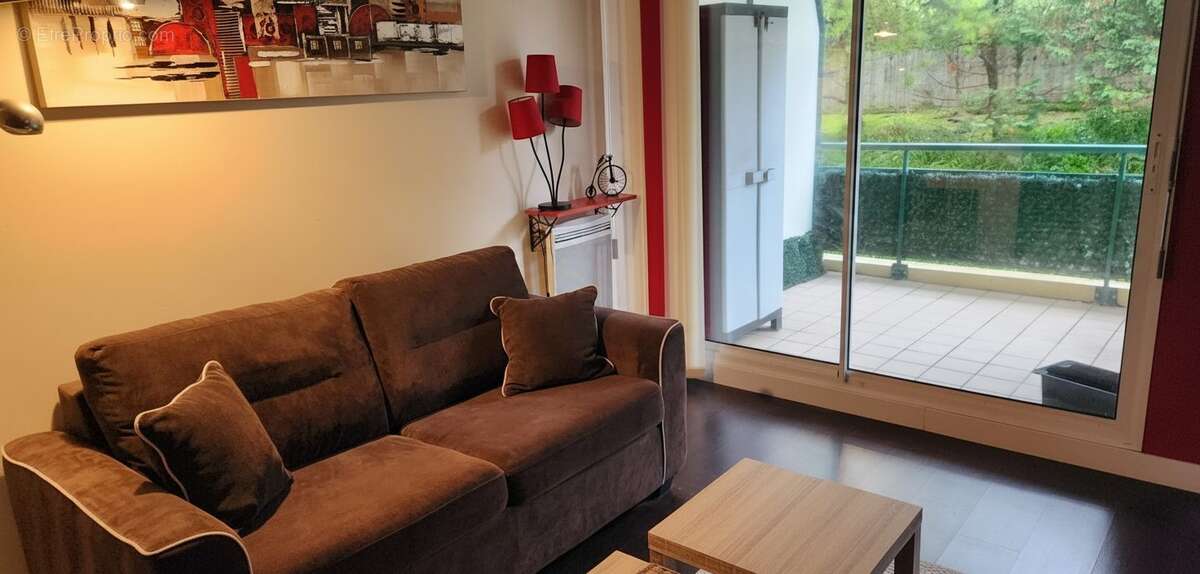 Salon côté balcom - Appartement à ANGLET