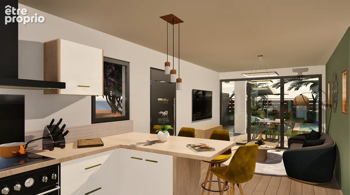 Villa T5 de standing de 124.74 m² - SAINT PIERRE - Vue mer - photo 5