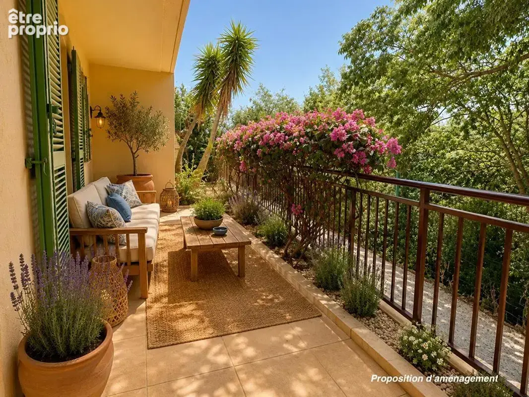 Grimaud - Appartement en duplex avec vue sur la plaine - photo 4
