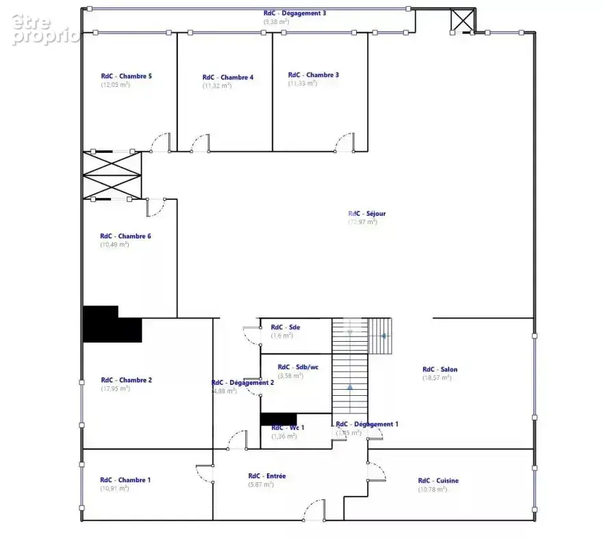 200m2 Boulogne nord 5 ch. / 1 bureau + 100 m2 sous-sol + Box+ balcon - photo 10
