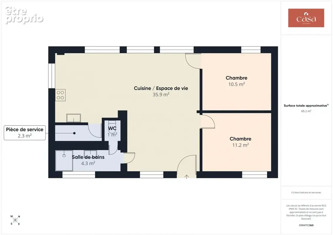 Maison 3 pièces 66 m² à vendre à Epaney (14170) - photo 8