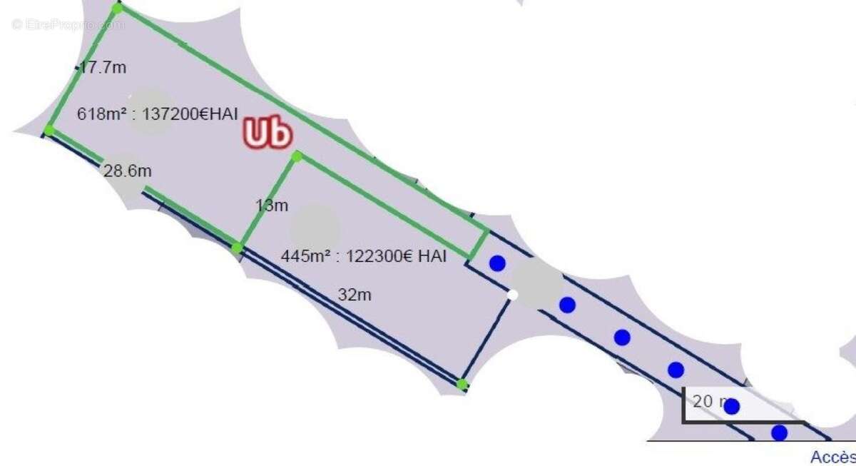 Saint-laurent de la prée, terrain a batir viabilisé de 618m² - photo 2