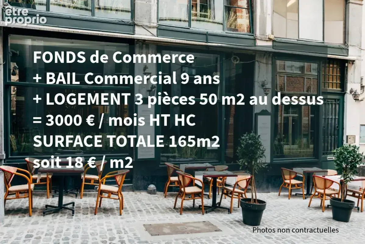 Montreuil centre 93100 restaurant licence 3 avec appartement - photo 3