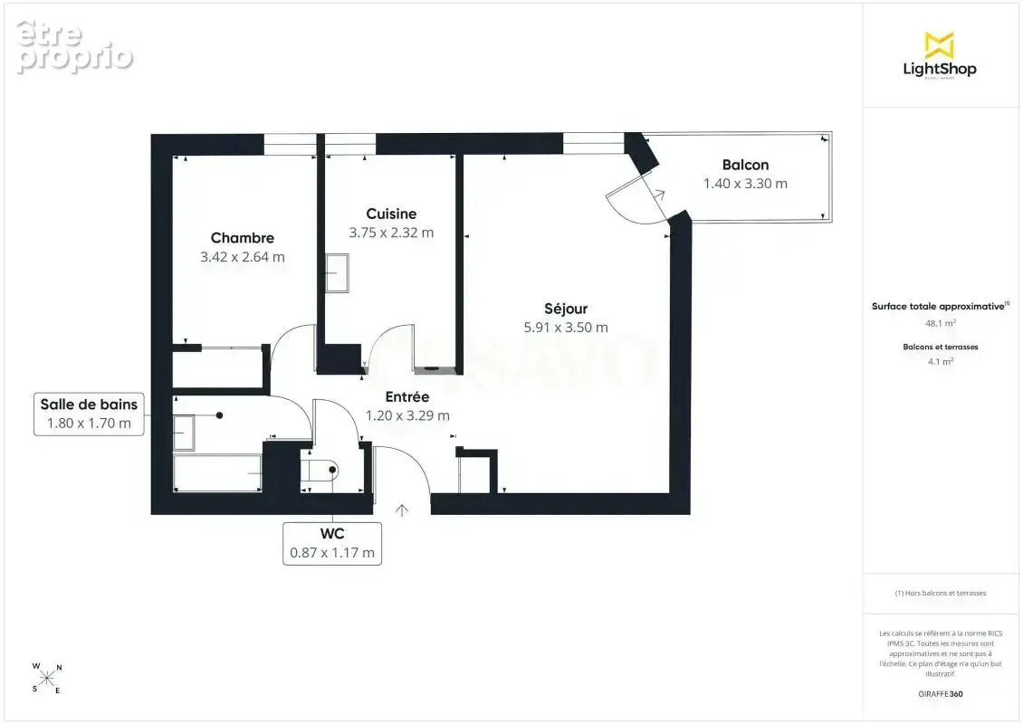 Vente Appartement 2 pièces de 48m² - 69002 Lyon - photo 9