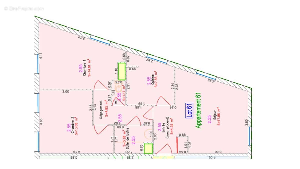 Appartement à BEAUVAIS