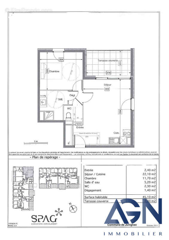 Appartement à JUVIGNAC