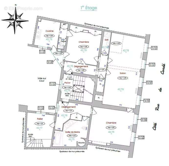 Appartement à PARIS-6E