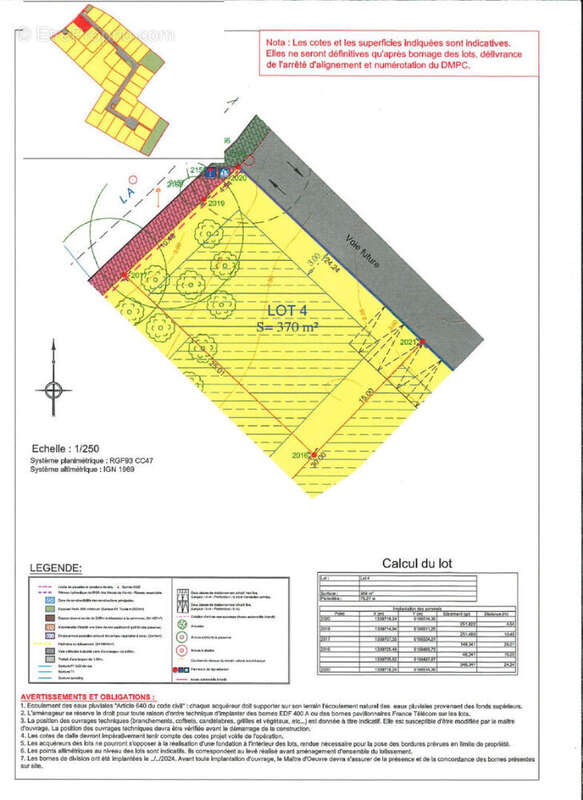 Terrain à NOTRE-DAME-DE-MONTS