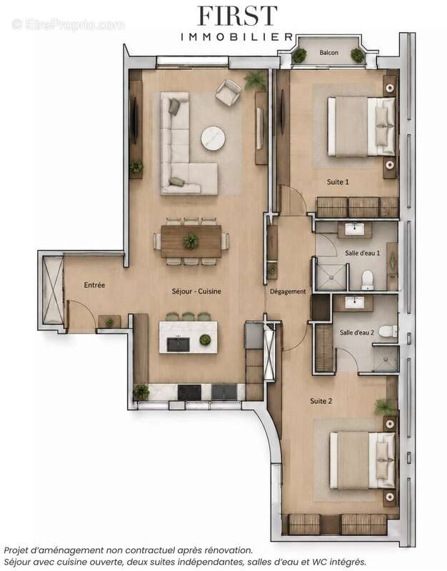 Exclusivité – paris 16e – place mexico – appartement familial traversant avec balcon - photo 17
