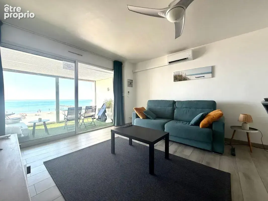 Vue mer exceptionnelle – Grand studio cabine de 32m2 avec garage et accès direct à la plage - photo 7