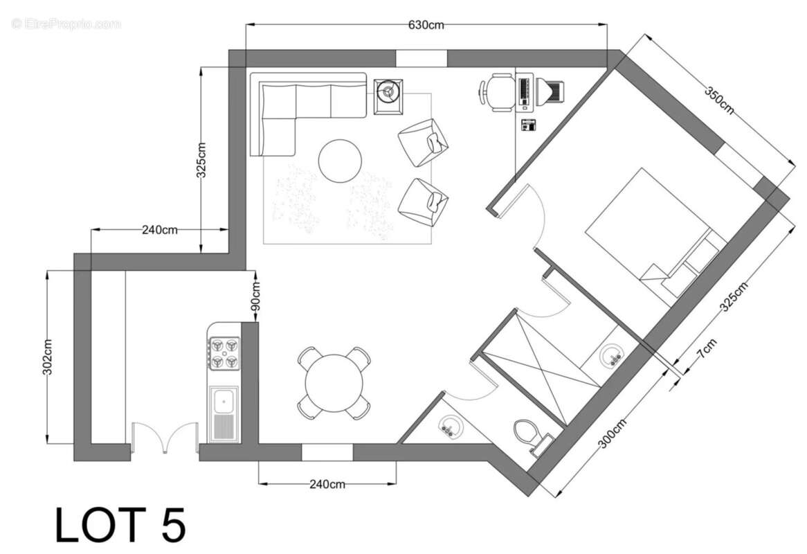 Appartement à SAINT-GEORGES-DE-COMMIERS