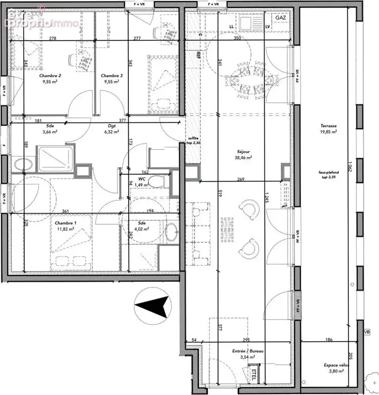 Appartement 4 pièces 86 m² à vendre à Tours (37100) - photo 7