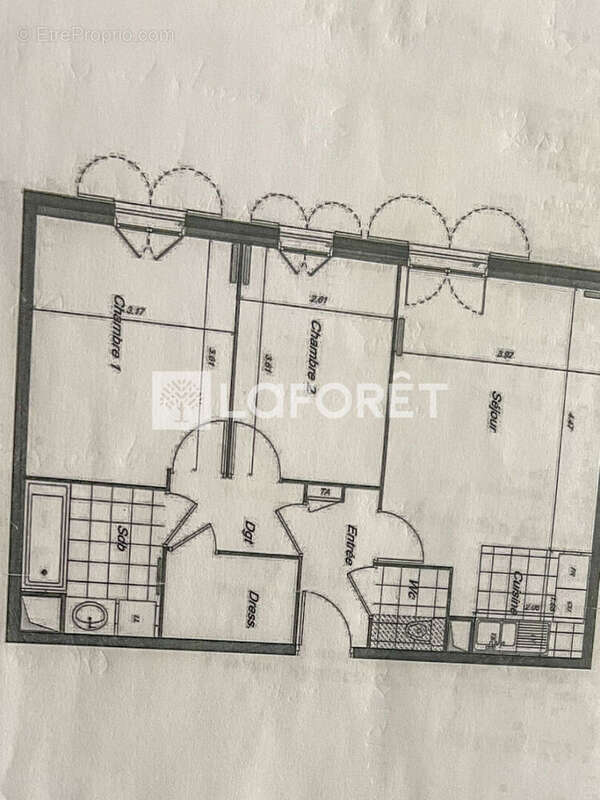 EXCLUSIVITÉ - T3 60m² avec ascenseur et  parking privé - Proche Mandres les Roses - photo 18